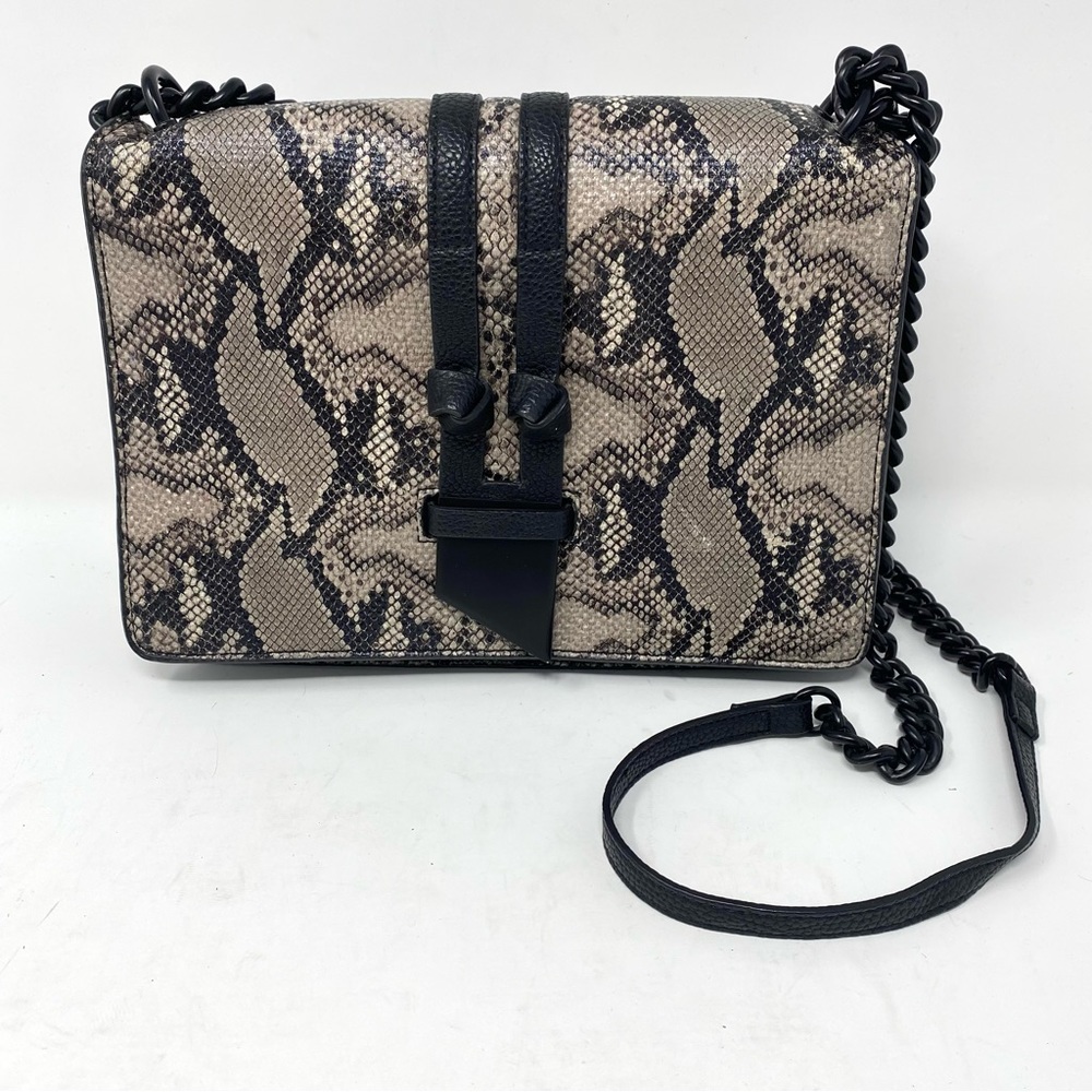 Foley + Corinna Faux Leather Snake Crossbody Bag